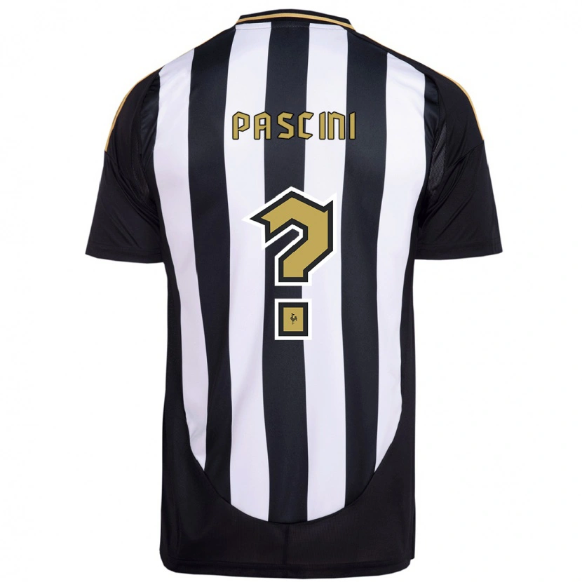 DanxenレディースKauã Pascini#0ホワイト ブラックホームシャツ2025/26ジャージーユニフォーム