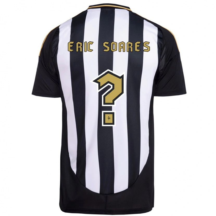 DanxenレディースEric Soares#0ホワイト ブラックホームシャツ2025/26ジャージーユニフォーム