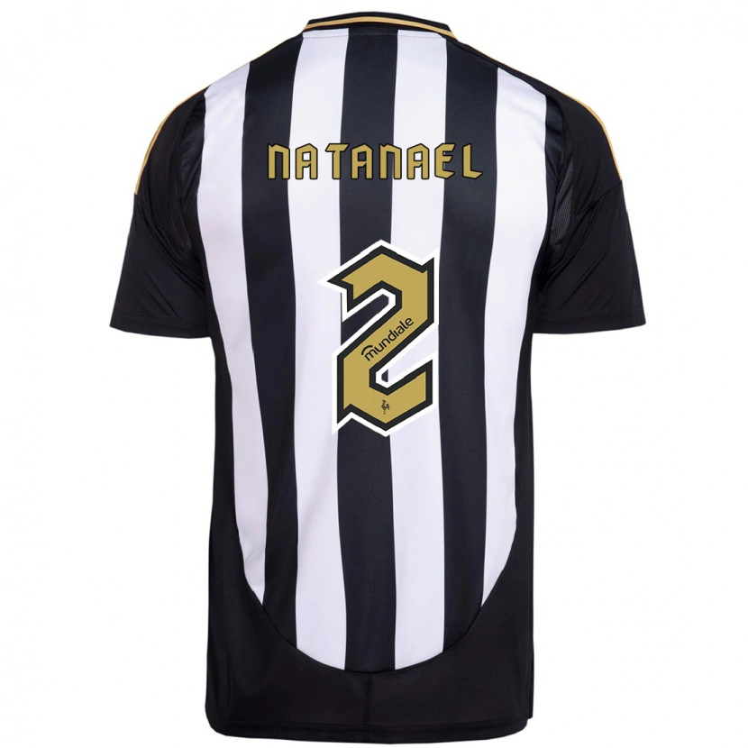 DanxenレディースNatanael#2ホワイト ブラックホームシャツ2025/26ジャージーユニフォーム