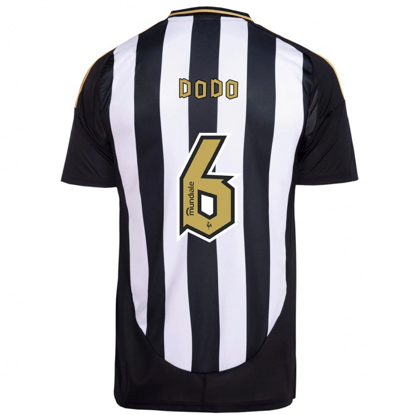 DanxenレディースDodo#6ホワイト ブラックホームシャツ2025/26ジャージーユニフォーム