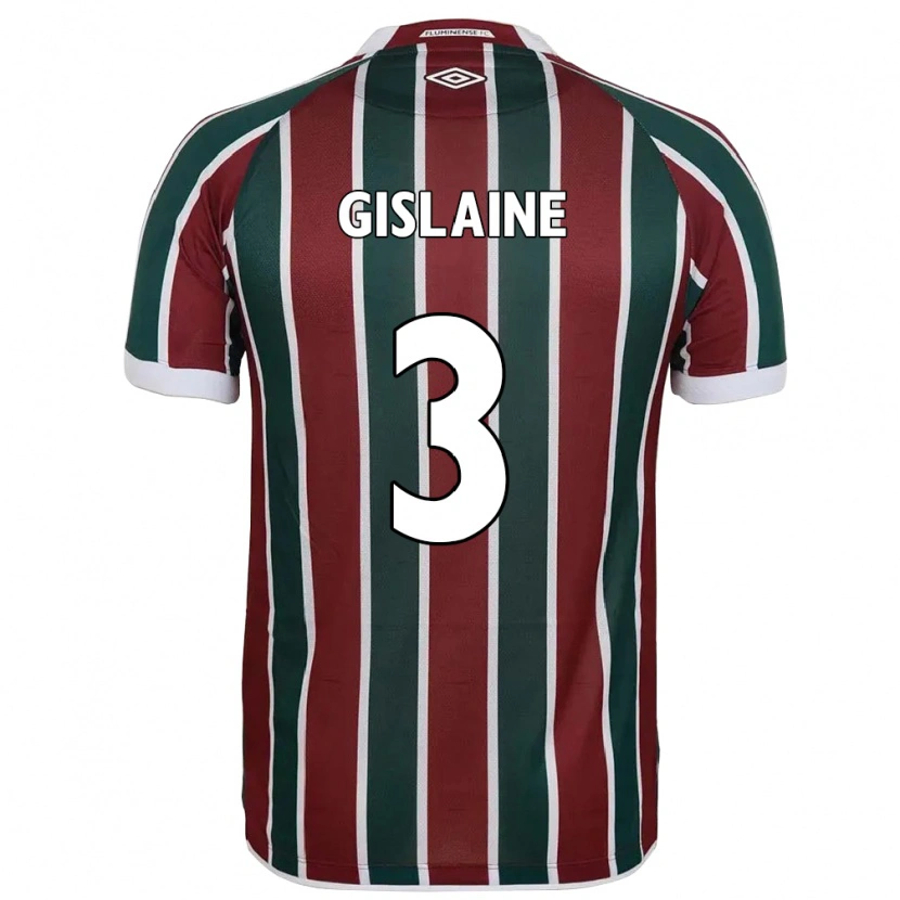 DanxenレディースGislaine#3グリーン マルーン ホワイトホームシャツ2025/26ジャージーユニフォーム