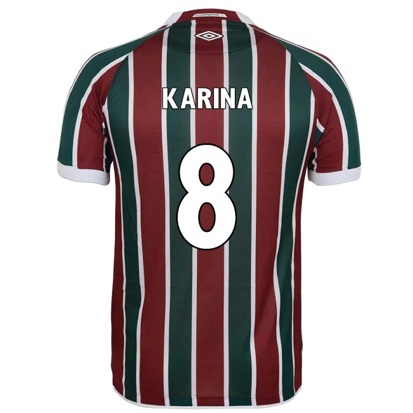 DanxenレディースKarina#8グリーン マルーン ホワイトホームシャツ2025/26ジャージーユニフォーム