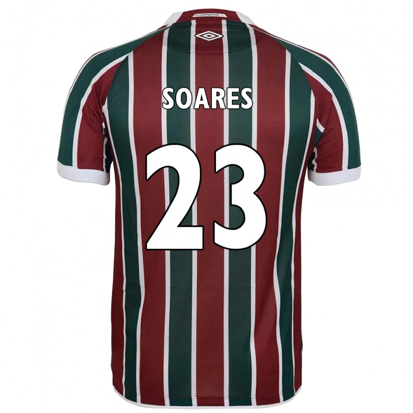 DanxenレディースDani Soares#23グリーン マルーン ホワイトホームシャツ2025/26ジャージーユニフォーム