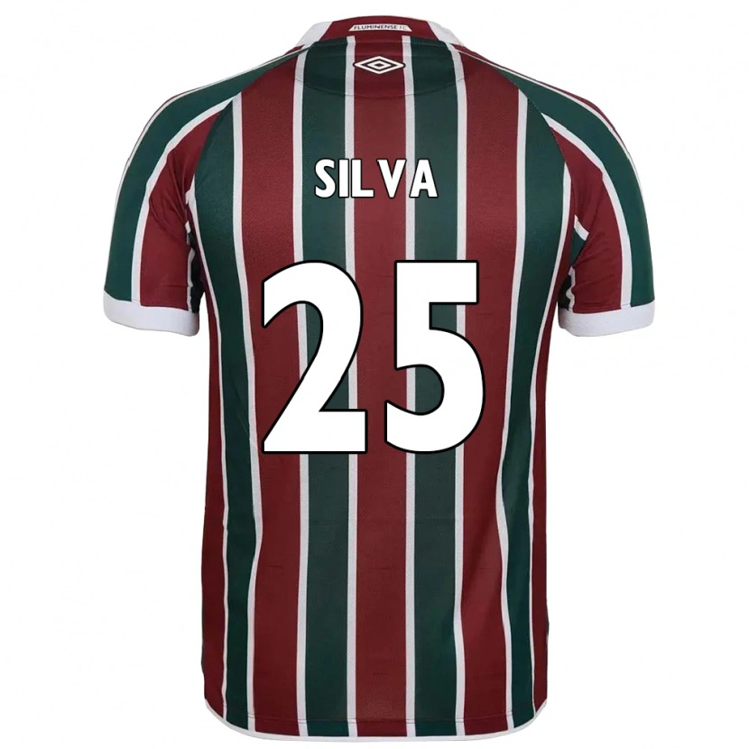 DanxenレディースJulia Silva#25グリーン マルーン ホワイトホームシャツ2025/26ジャージーユニフォーム