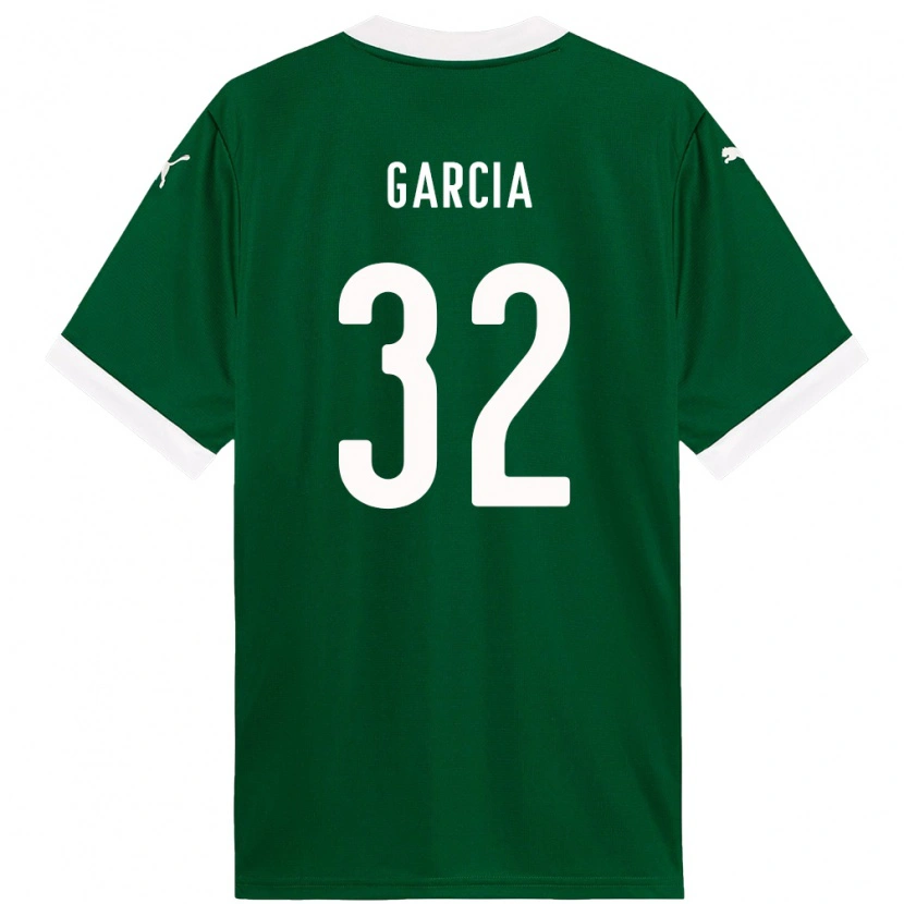 DanxenレディースGarcia#32グリーン ホワイトホームシャツ2025/26ジャージーユニフォーム