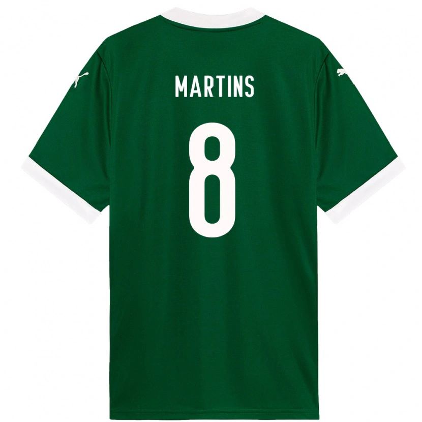 DanxenレディースDiany Martins#8グリーン ホワイトホームシャツ2025/26ジャージーユニフォーム