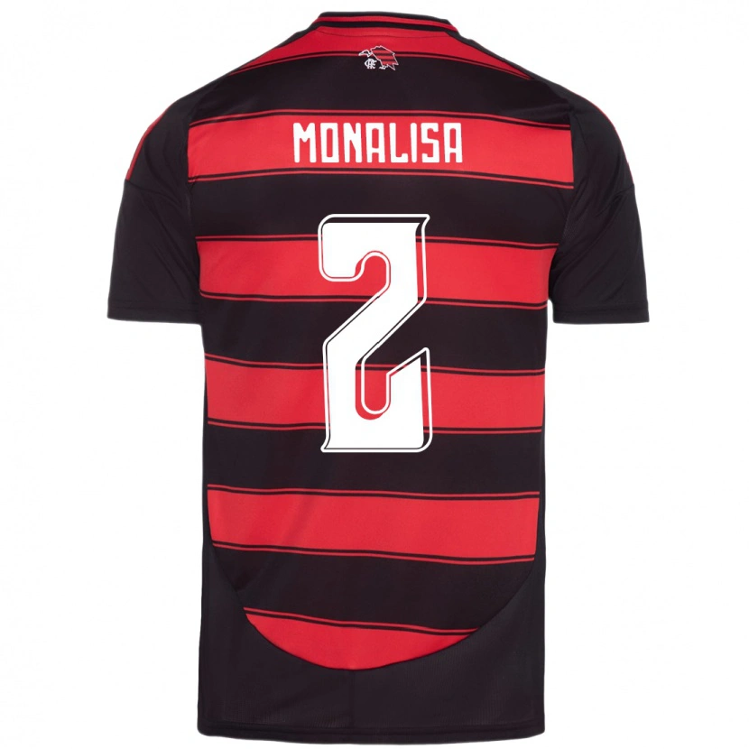 DanxenレディースMonalisa#2レッド ブラックホームシャツ2025/26ジャージーユニフォーム
