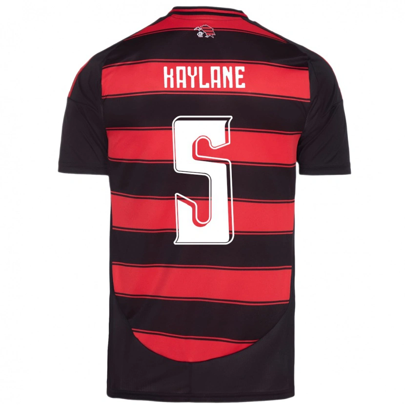 DanxenレディースKaylane#5レッド ブラックホームシャツ2025/26ジャージーユニフォーム