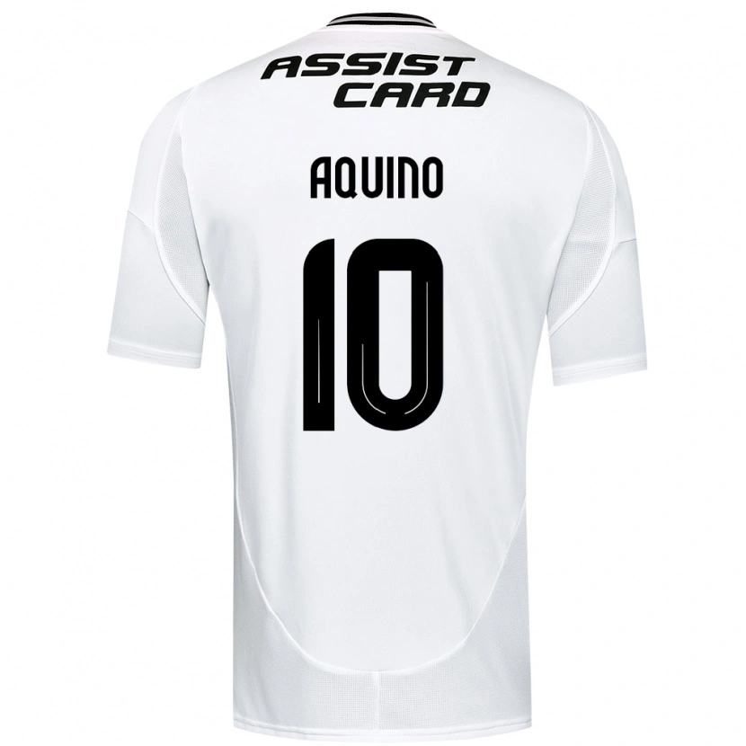 Danxenレディースクラウディオ・アキーノ#10ブラック ホワイト イエローホームシャツ2025/26ジャージーユニフォーム