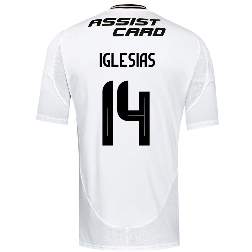 DanxenレディースLuciano Iglesias#14ブラック ホワイト イエローホームシャツ2025/26ジャージーユニフォーム