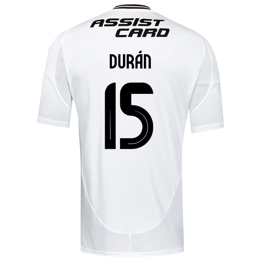 DanxenレディースJosé Durán#15ブラック ホワイト イエローホームシャツ2025/26ジャージーユニフォーム