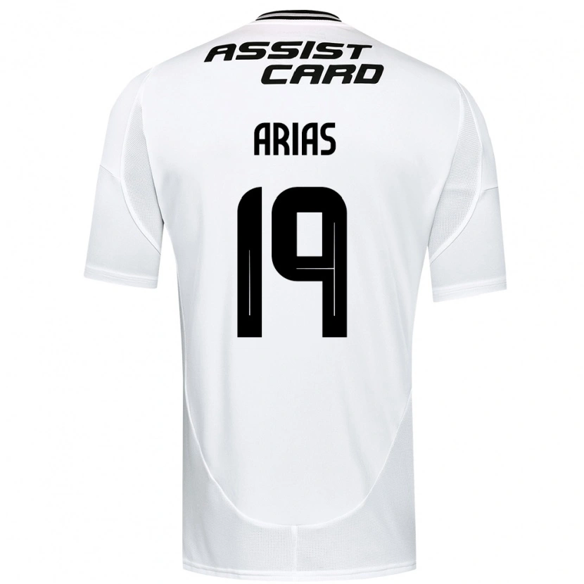 DanxenレディースBastián Arias#19ブラック ホワイト イエローホームシャツ2025/26ジャージーユニフォーム