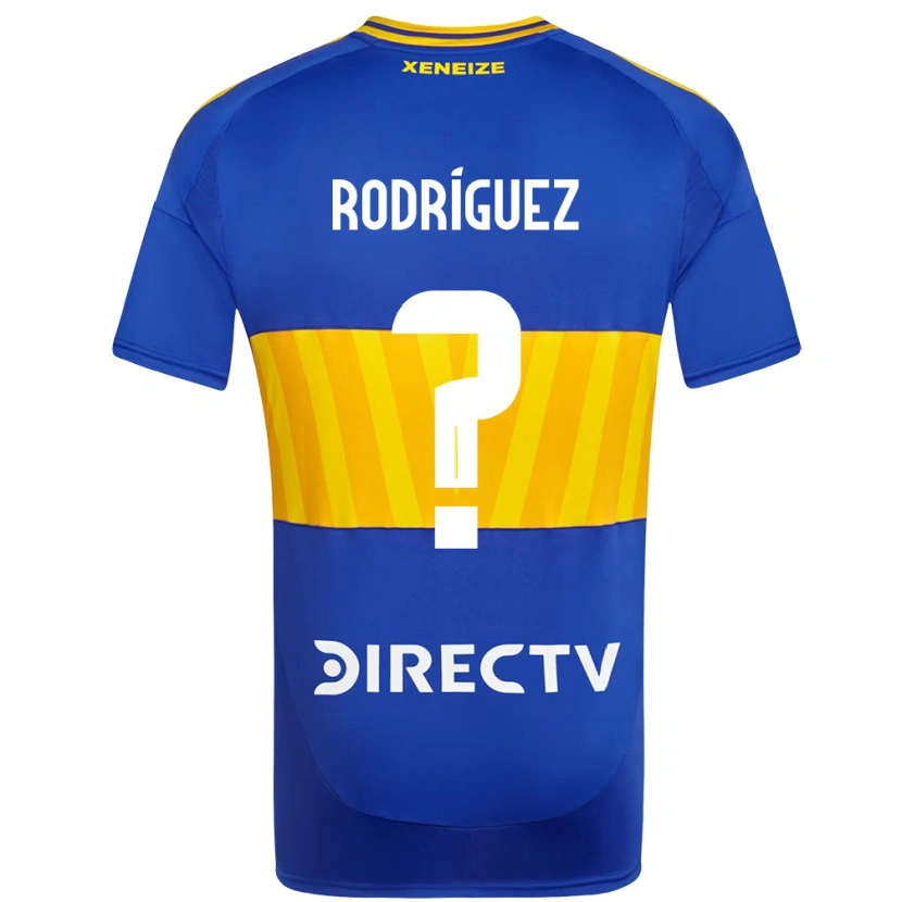 DanxenレディースTobías Rodríguez#0ロイヤルブルー イエローホームシャツ2025/26ジャージーユニフォーム