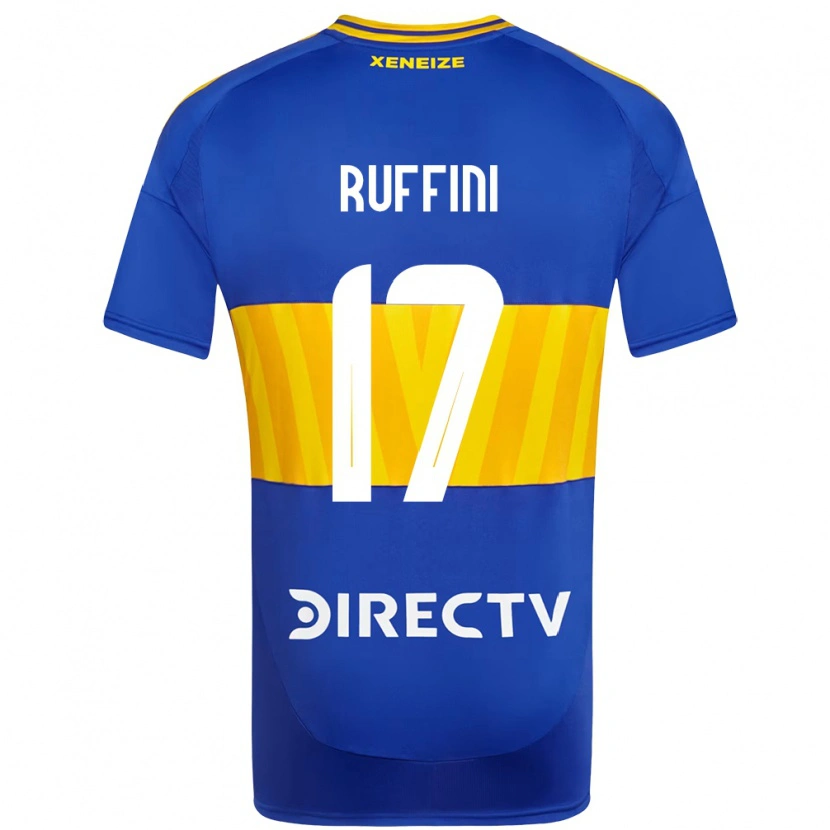 DanxenレディースLola Ruffini#17ロイヤルブルー イエローホームシャツ2025/26ジャージーユニフォーム
