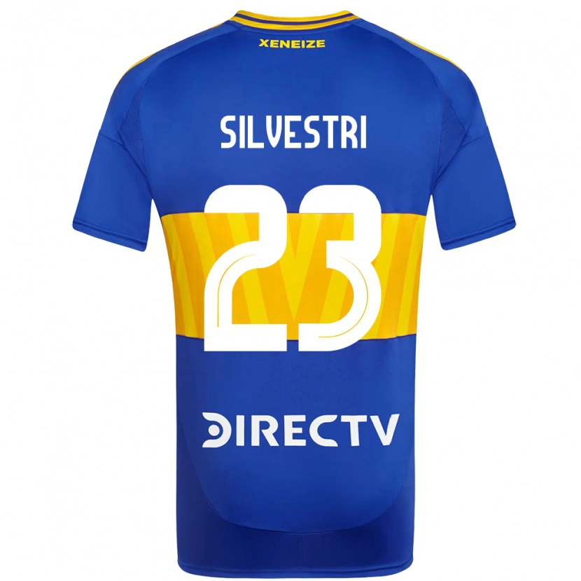 DanxenレディースDelfina Silvestri#23ロイヤルブルー イエローホームシャツ2025/26ジャージーユニフォーム