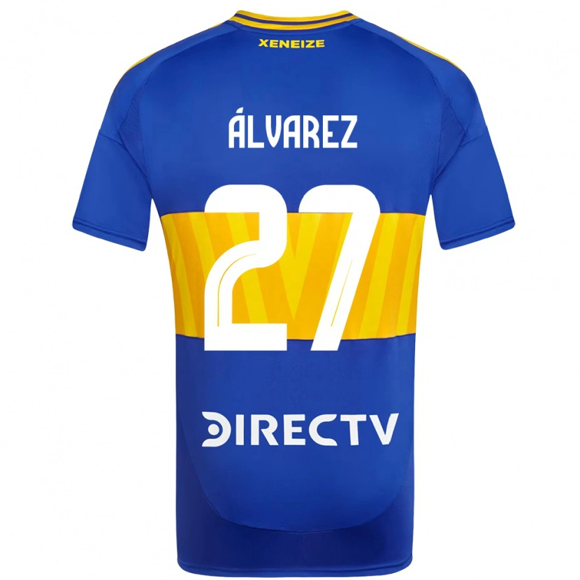DanxenレディースVioleta Álvarez#27ロイヤルブルー イエローホームシャツ2025/26ジャージーユニフォーム