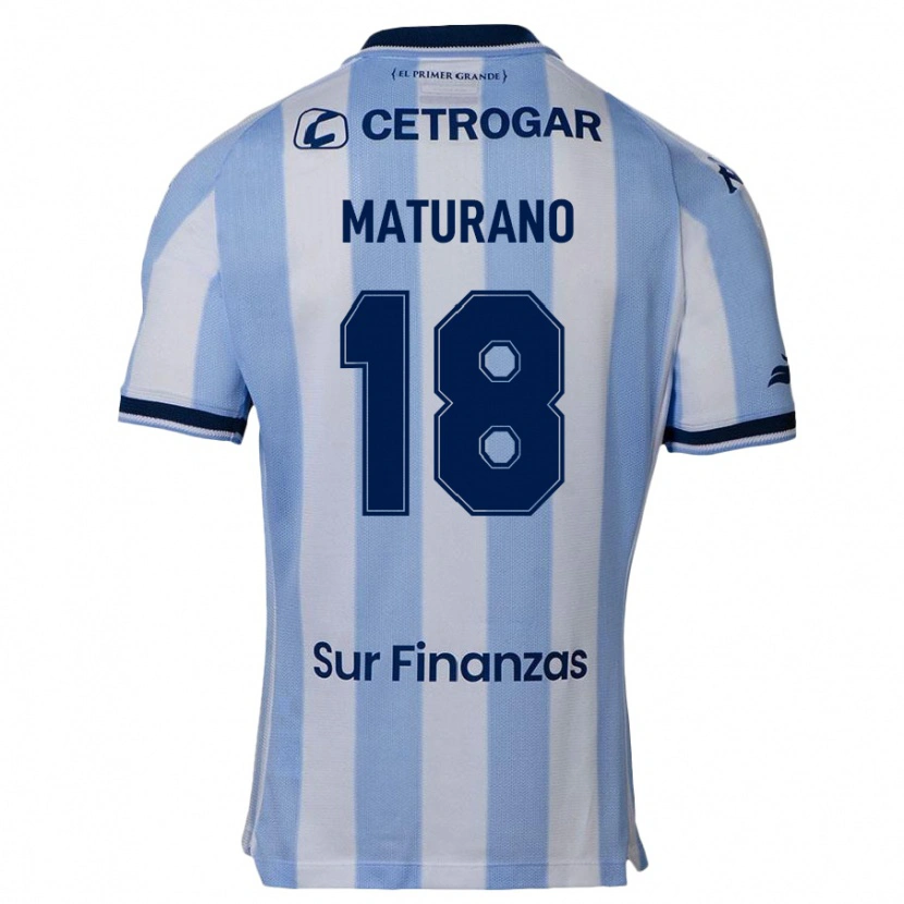 DanxenレディースAgustina Maturano#18スカイブルーホームシャツ2025/26ジャージーユニフォーム