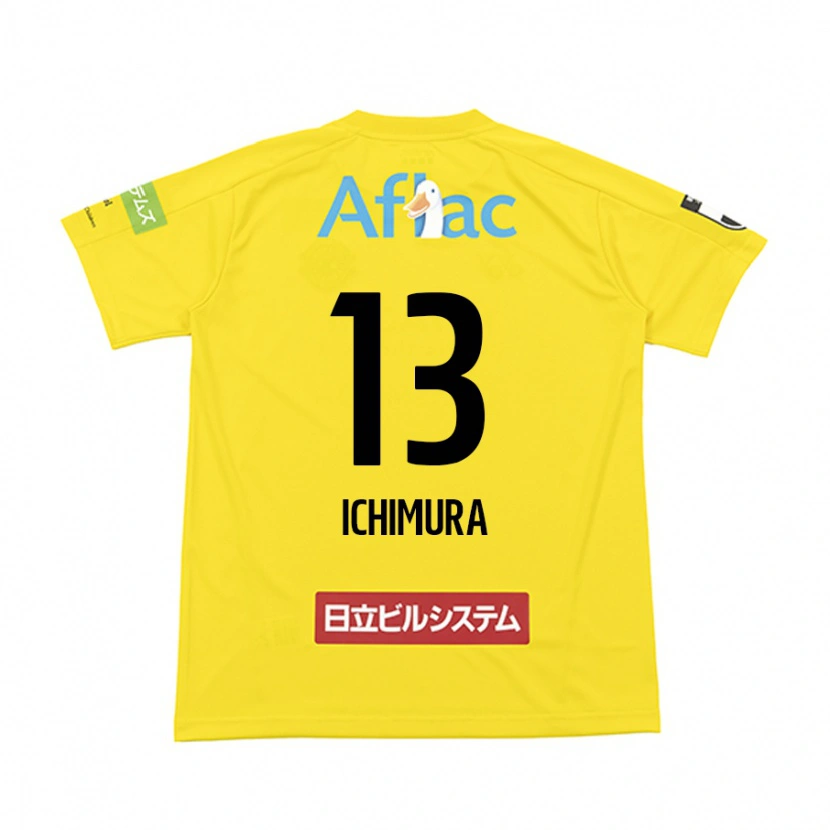 DanxenレディースKen Ichimura#13ブラック イエローホームシャツ2025/26ジャージーユニフォーム