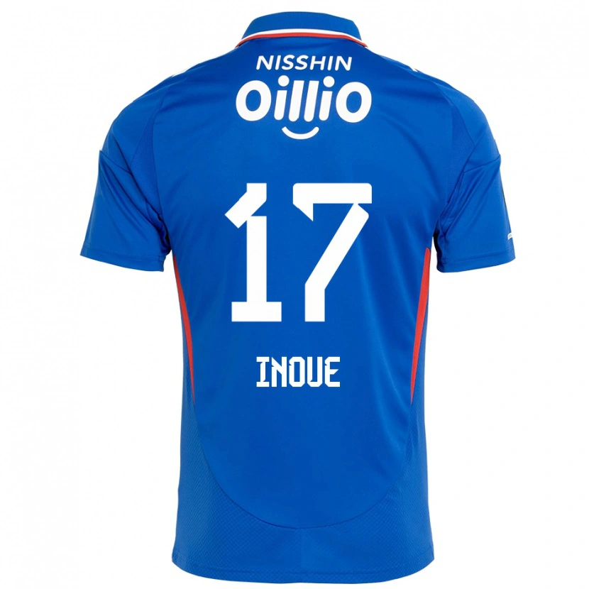 Danxenレディース井上健太#17ロイヤルブルー ホワイトホームシャツ2025/26ジャージーユニフォーム