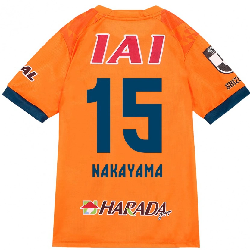 DanxenレディースAtsuki Nakayama#15オレンジ レッドホームシャツ2025/26ジャージーユニフォーム