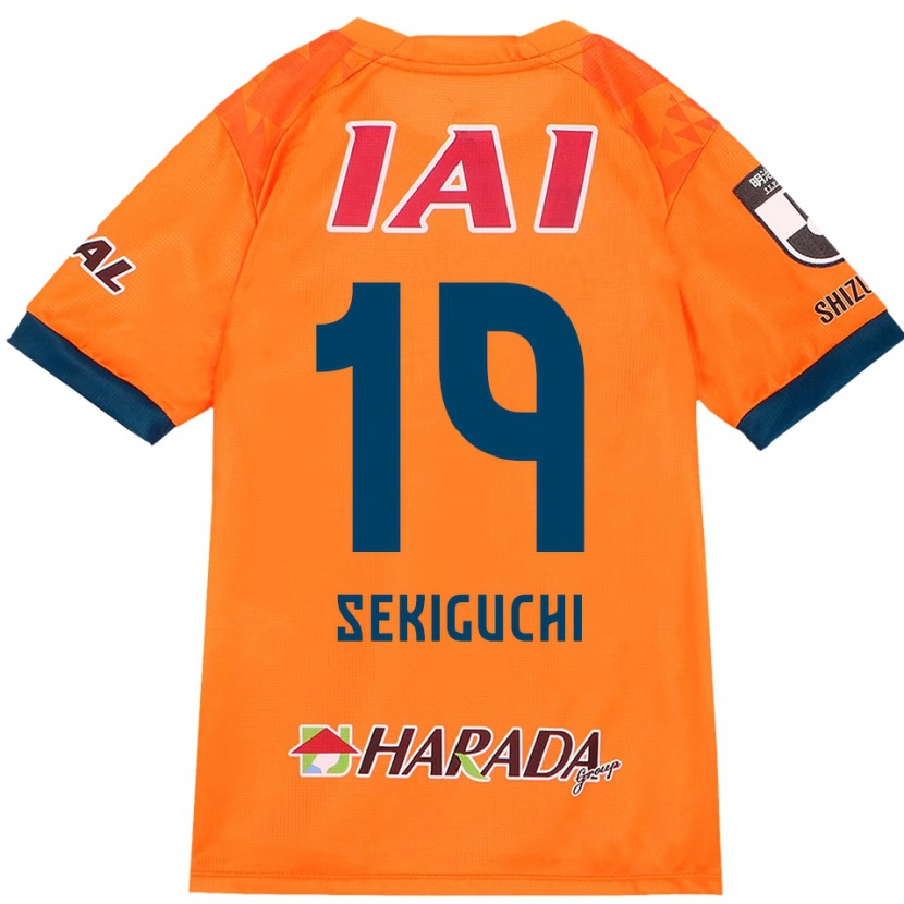 DanxenレディースKota Sekiguchi#19オレンジ レッドホームシャツ2025/26ジャージーユニフォーム
