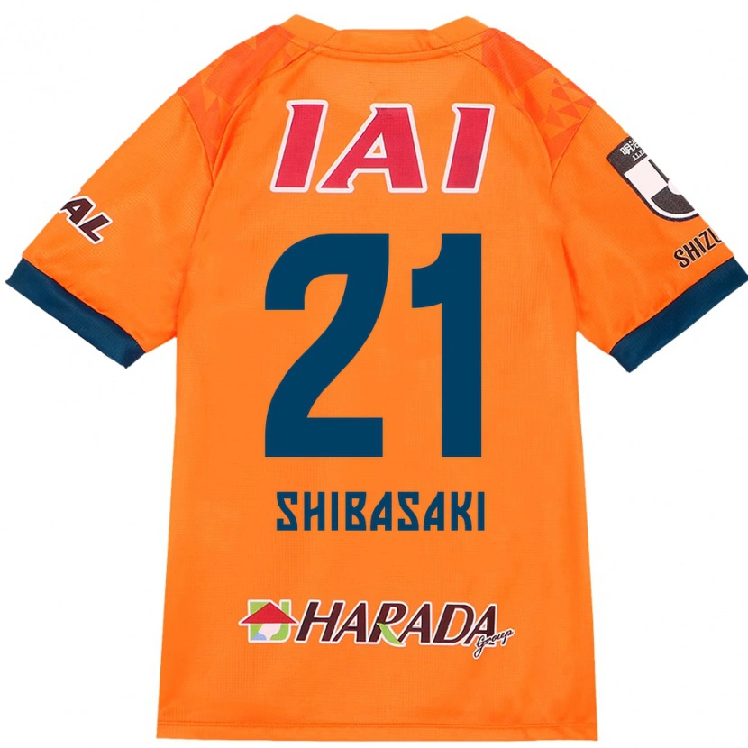 DanxenレディースKaito Shibasaki#21オレンジ レッドホームシャツ2025/26ジャージーユニフォーム