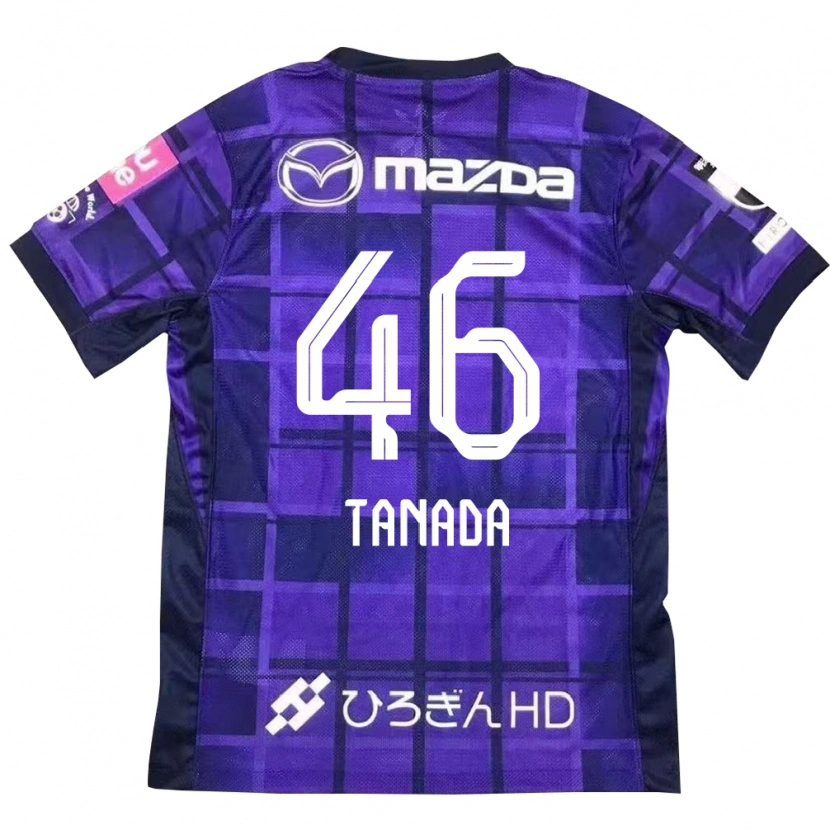 Danxenレディース棚田遼#46パープル オレンジホームシャツ2025/26ジャージーユニフォーム