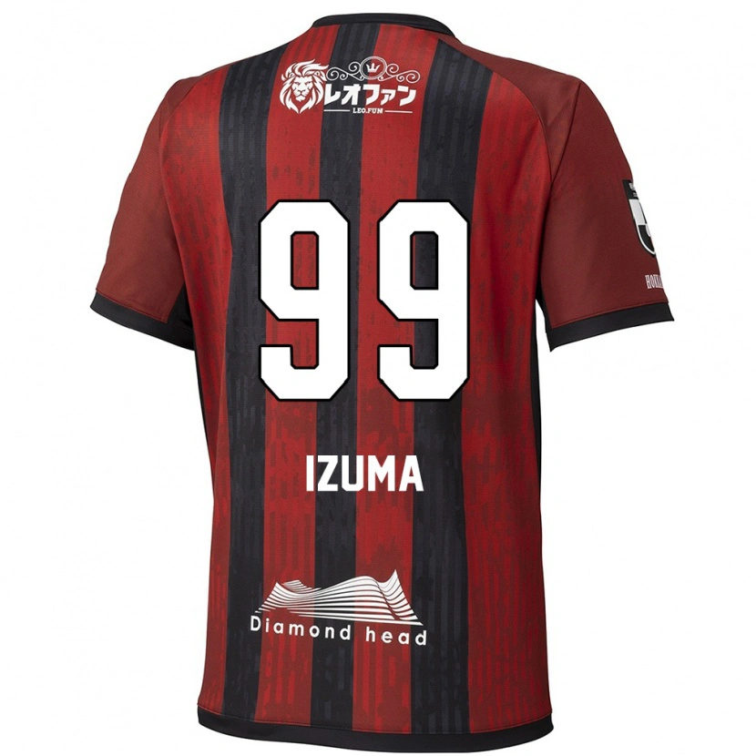 Danxenレディース出間思努#99レッド ブラックホームシャツ2025/26ジャージーユニフォーム