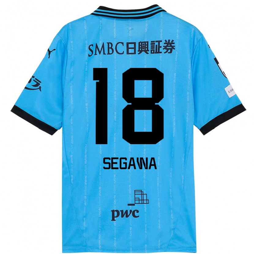 Danxenレディース瀬川祐輔#18スカイブルー ブラックホームシャツ2025/26ジャージーユニフォーム