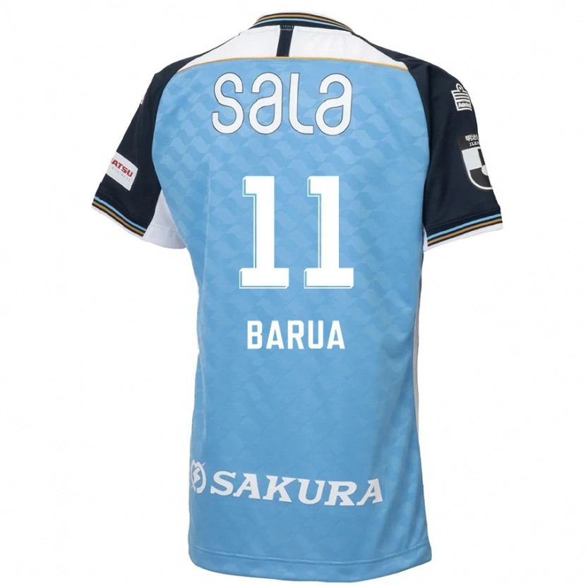 DanxenレディースRoi Barua#11スカイブルー ブラックホームシャツ2025/26ジャージーユニフォーム
