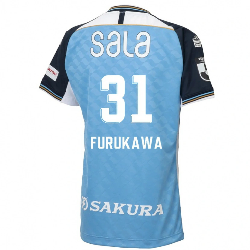 DanxenレディースYosuke Furukawa#31スカイブルー ブラックホームシャツ2025/26ジャージーユニフォーム