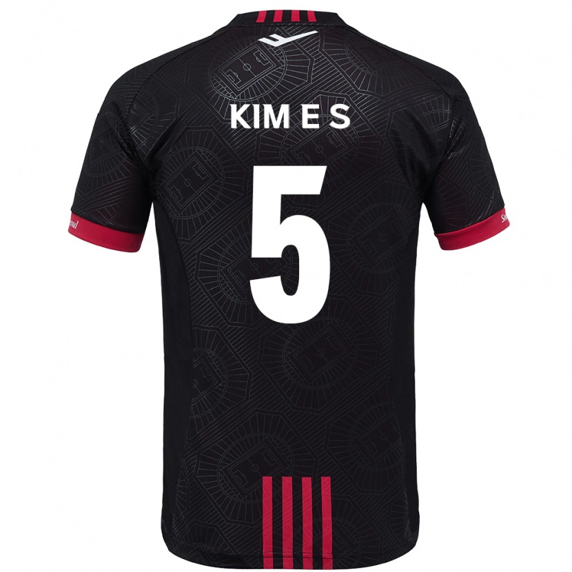 DanxenレディースKim Eun-Sol#5ブラック レッドホームシャツ2025/26ジャージーユニフォーム