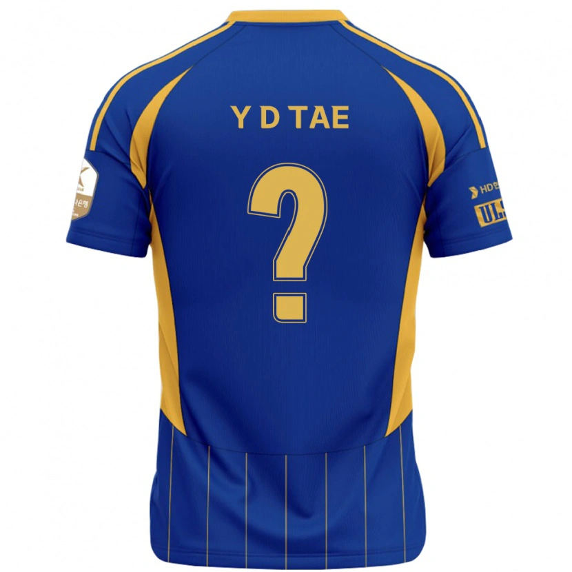 DanxenレディースDo-Yoon Tae#0ロイヤルブルー イエローホームシャツ2025/26ジャージーユニフォーム