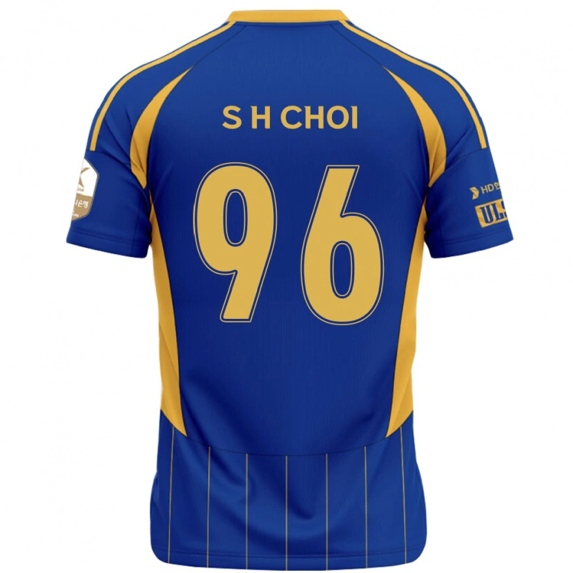 DanxenレディースSeok-Hyeon Choi#96ロイヤルブルー イエローホームシャツ2025/26ジャージーユニフォーム