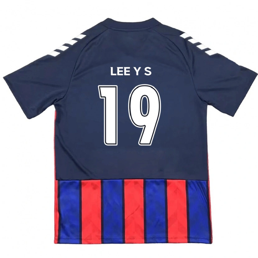 DanxenレディースLee Young-Seo#19ロイヤルブルー レッドホームシャツ2025/26ジャージーユニフォーム