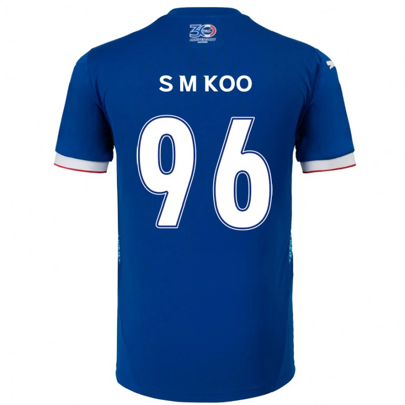 DanxenレディースMin-Seo Koo#96ロイヤルブルー ホワイトホームシャツ2025/26ジャージーユニフォーム