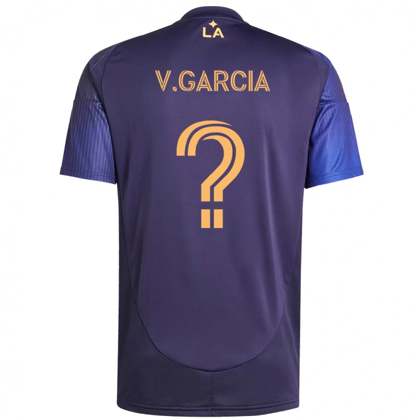 DanxenレディースVicente Garcia#0パープル ブルーアウェイシャツ2025/26ジャージーユニフォーム