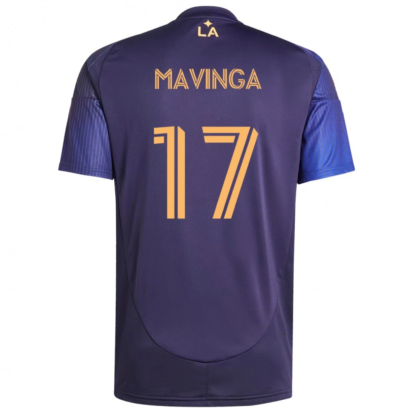 Danxenレディースクリス・マヴィンガ#17パープル ブルーアウェイシャツ2025/26ジャージーユニフォーム