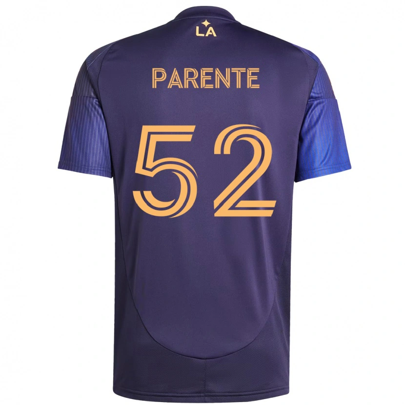 Danxenレディースアイザイア・パレンテ#52パープル ブルーアウェイシャツ2025/26ジャージーユニフォーム