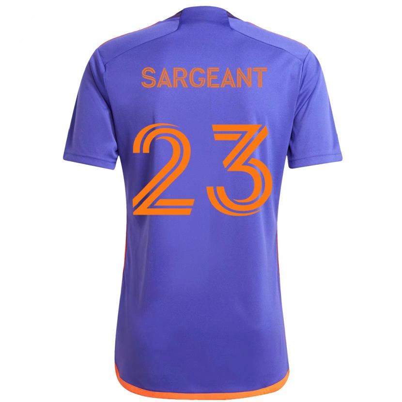 Danxenレディースキーラン・サーガーント#23パープル オレンジアウェイシャツ2025/26ジャージーユニフォーム