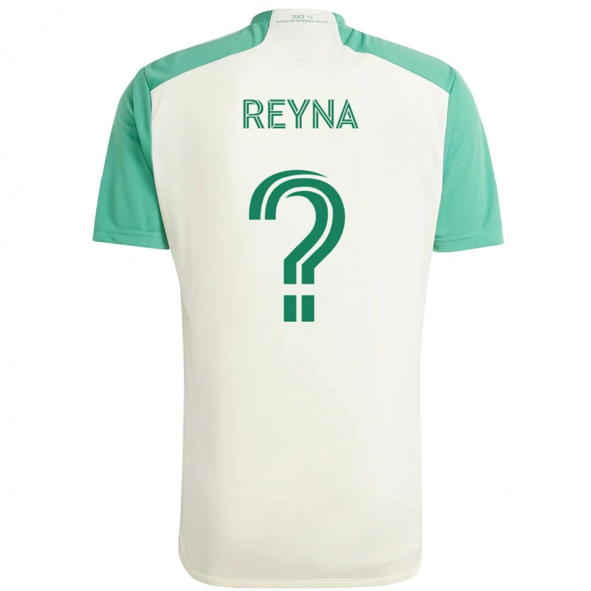 DanxenレディースJoah Reyna#0ホワイト グリーンアウェイシャツ2025/26ジャージーユニフォーム