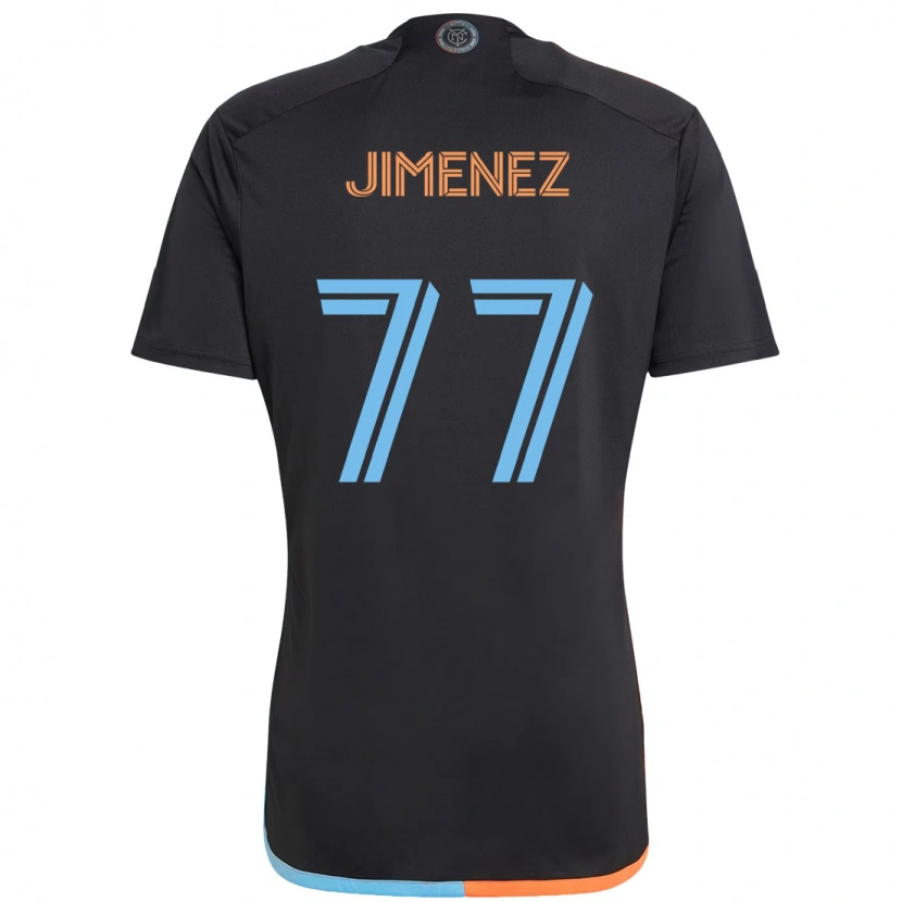 Danxenレディースジョナサン・ヒメネス#77ブラック ブルー オレンジアウェイシャツ2025/26ジャージーユニフォーム