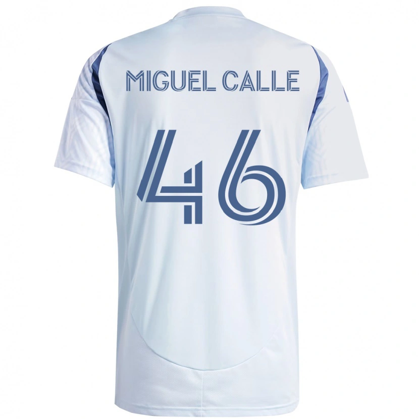 DanxenレディースJuan Miguel Calle#46ライトスカイブルー ブルーアウェイシャツ2025/26ジャージーユニフォーム