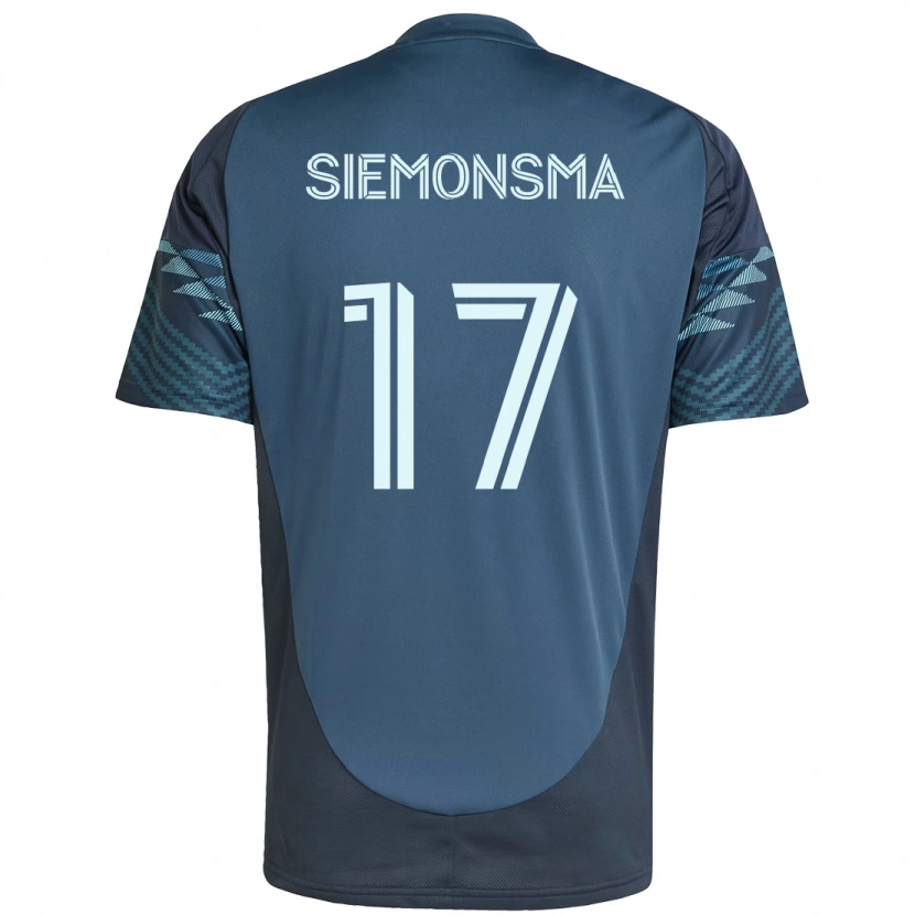 Danxenレディースシアンナ・シモンズマ#17ライトブルーアウェイシャツ2025/26ジャージーユニフォーム