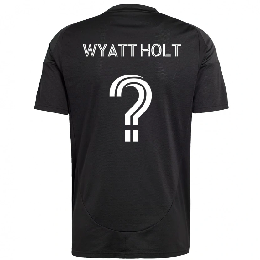 DanxenレディースWyatt Holt#0ブラック ホワイトアウェイシャツ2025/26ジャージーユニフォーム