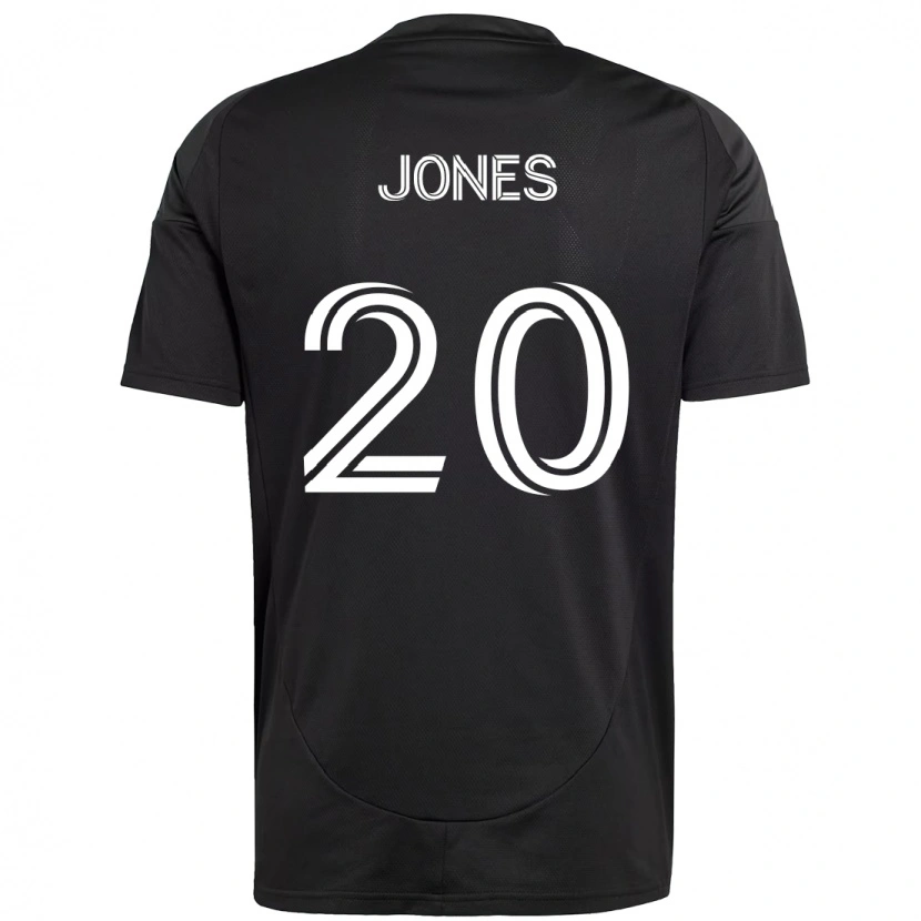 Danxenレディースデリック・ジョーンズ#20ブラック ホワイトアウェイシャツ2025/26ジャージーユニフォーム