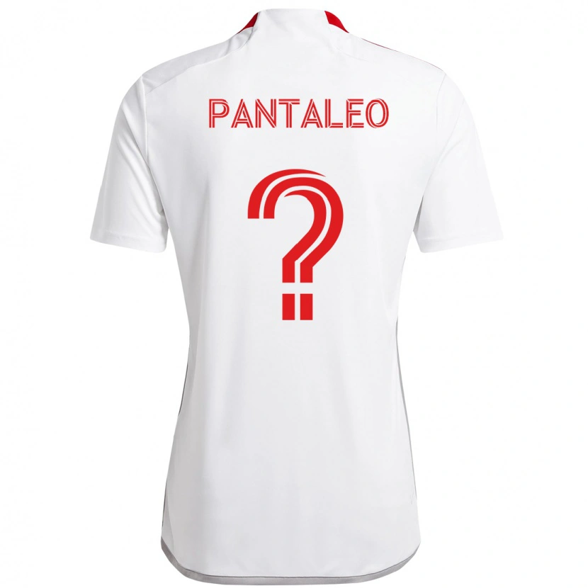 Danxenレディースアダモ・パンタレオ#0ホワイト レッドアウェイシャツ2025/26ジャージーユニフォーム