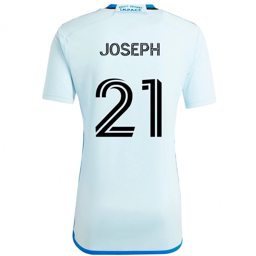 DanxenレディースSebastien Udell Joseph#21スカイブルー ダークブルーアウェイシャツ2025/26ジャージーユニフォーム