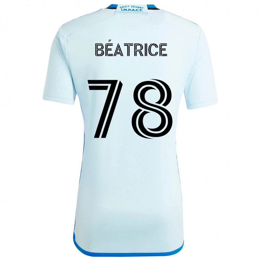DanxenレディースForcier Béatrice#78スカイブルー ダークブルーアウェイシャツ2025/26ジャージーユニフォーム