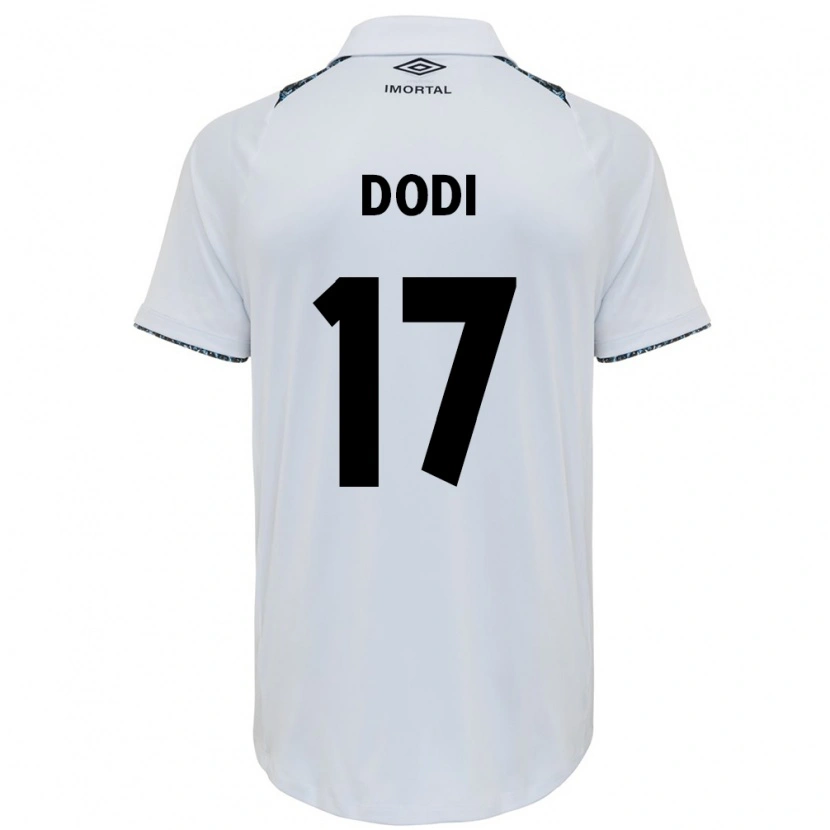 Danxenレディースドグラス・モレイラ・ファグンデス#17ホワイト ブルーアウェイシャツ2025/26ジャージーユニフォーム
